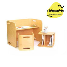 Load image into Gallery viewer, Kido Wooden Table &amp; Chair Set Multi Purpose - 3 Pieces
