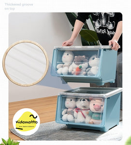 Hippo Mouth Storage Box 3pcs (Choose Colour)