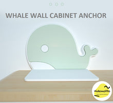 Load image into Gallery viewer, Whale Cabinet Wall Anchor 1pc
